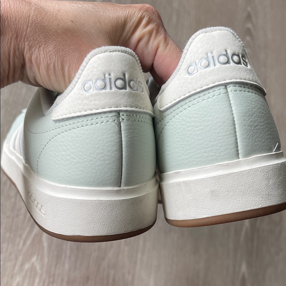 Adidas Women's Light Green Sneakers - Picture 3 of 5
